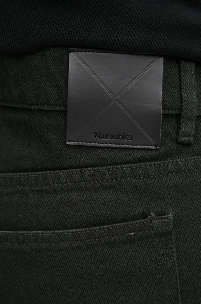 Jeansi GANNON Nanushka NM24PFPA01497 negru