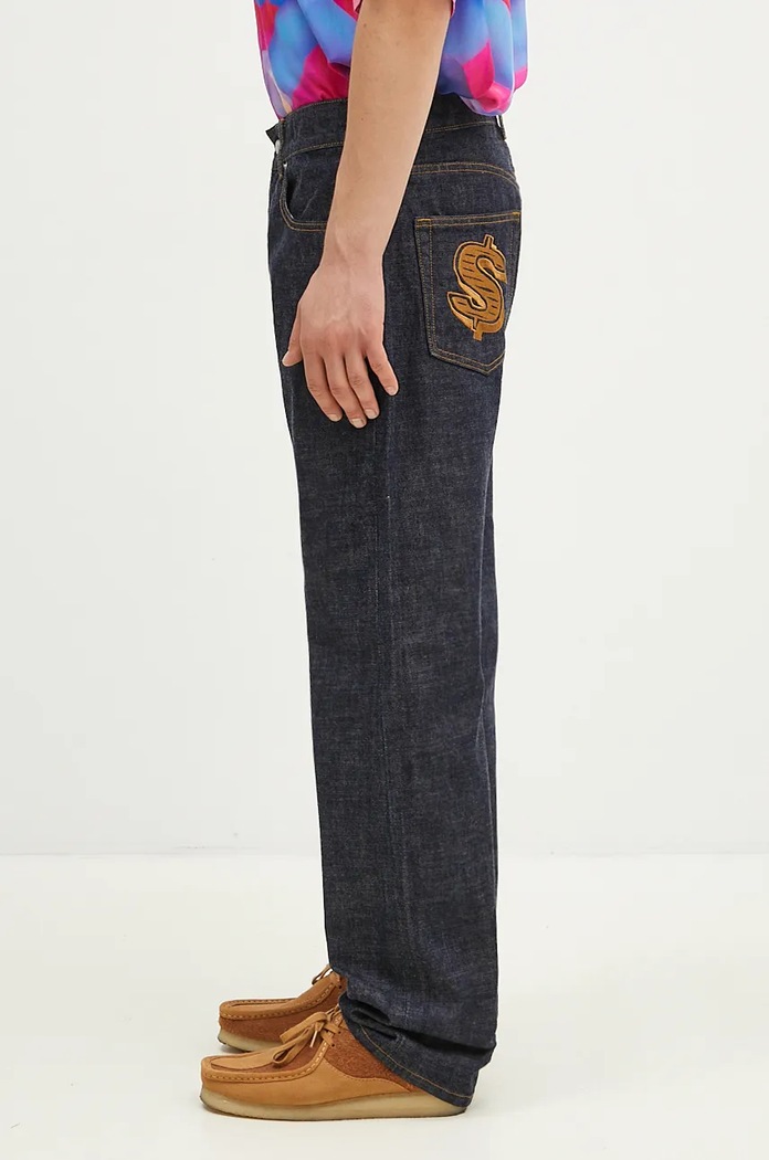 Джинси Billionaire Boys Club Diamonds & Dollars Selvedge Denim B24316 темно-синій AW24