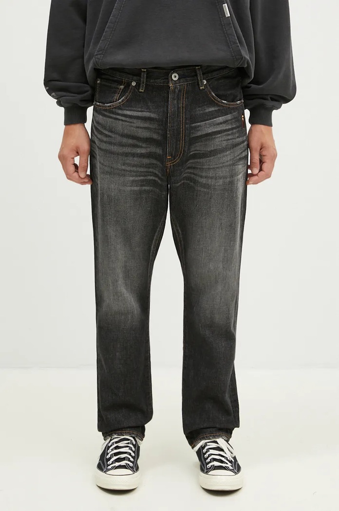 A Bathing Ape jeans One Point Regular Fit 13 Oz Denim black 1K80150006