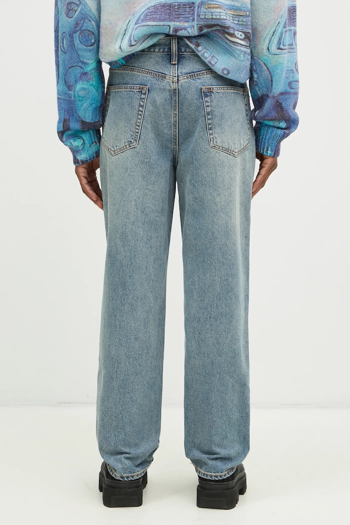 Odjeća Traperice thisisneverthat Regular Jeans TN243DPA5P01 plava
