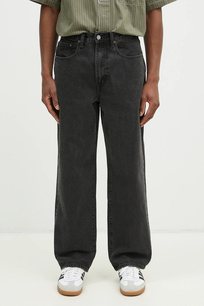 Rifle thisisneverthat Regular Jeans čierna TN243DPA5P01