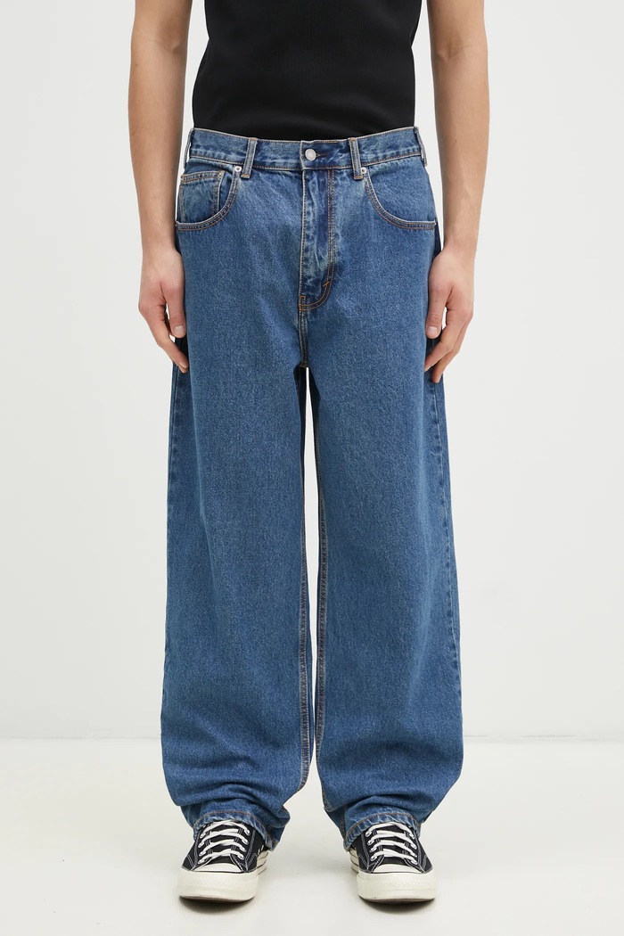 Džíny thisisneverthat Relaxed Jeans modrá TN243DPA5P02