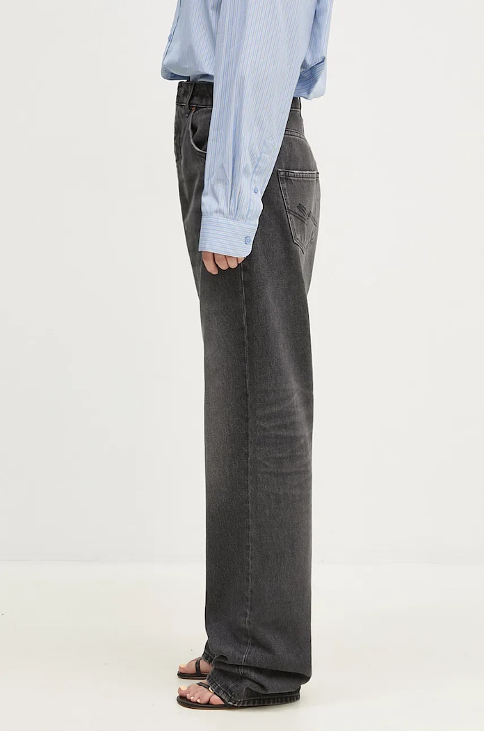 Martine Rose jeans High Waisted Jean 245WD03002 negru AW24