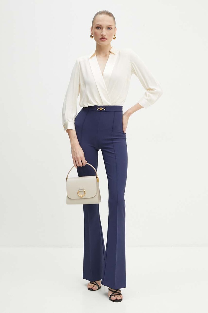 Kombinezon Elisabetta Franchi beżowy TU00546E2