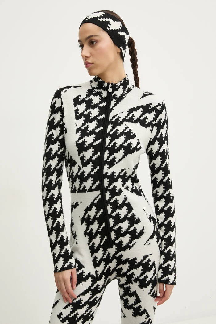 Perfect Moment Kombinezon Houndstooth Star W3000130.1740 beżowy AW24