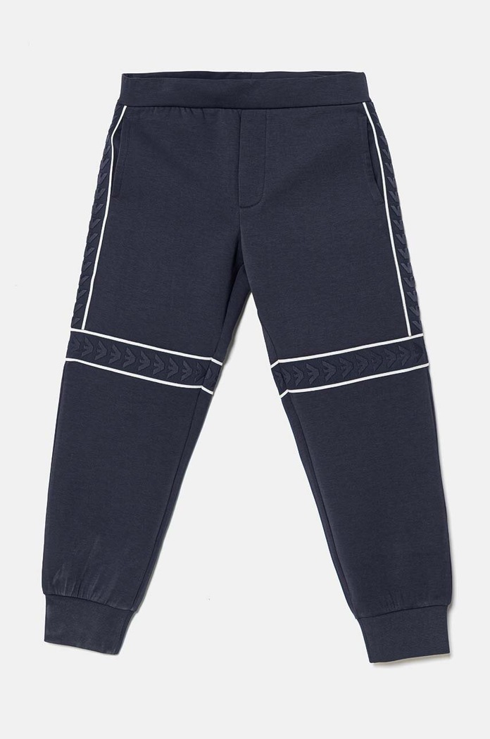 Detské tepláky Emporio Armani s elastanom modrá 6D4PJD.1JHSZ