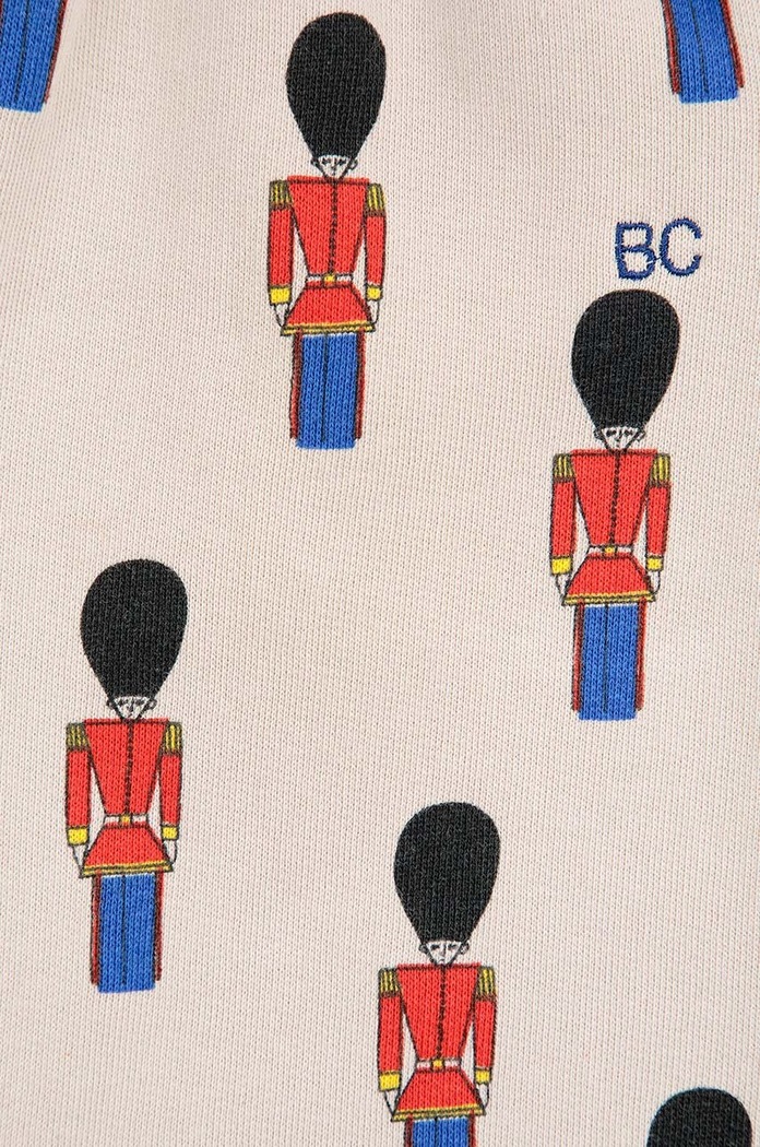 Βρεφικό βαμβακερό φούτερ Bobo Choses Little Tin Soldier μπεζ 224AB064