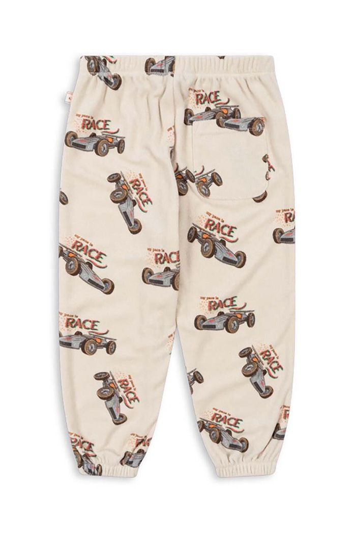 Dětské tepláky Konges Sløjd ITTY SWEAT PANTS GOTS KS101539 béžová AW24