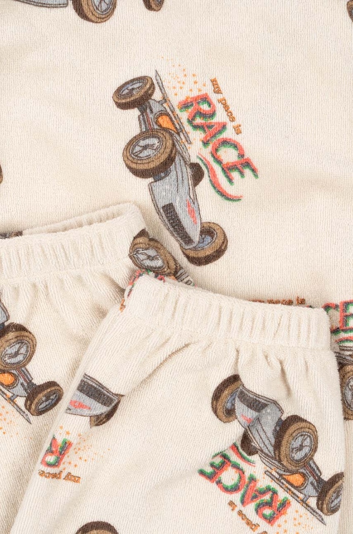 Dětské tepláky Konges Sløjd ITTY SWEAT PANTS GOTS KS101539 béžová
