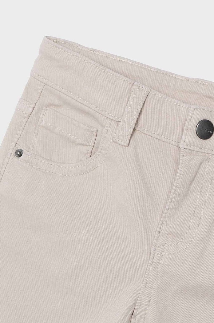 Mayoral pantaloni copii slim fit basic 517.5B.Mini.9BYH bej AW24