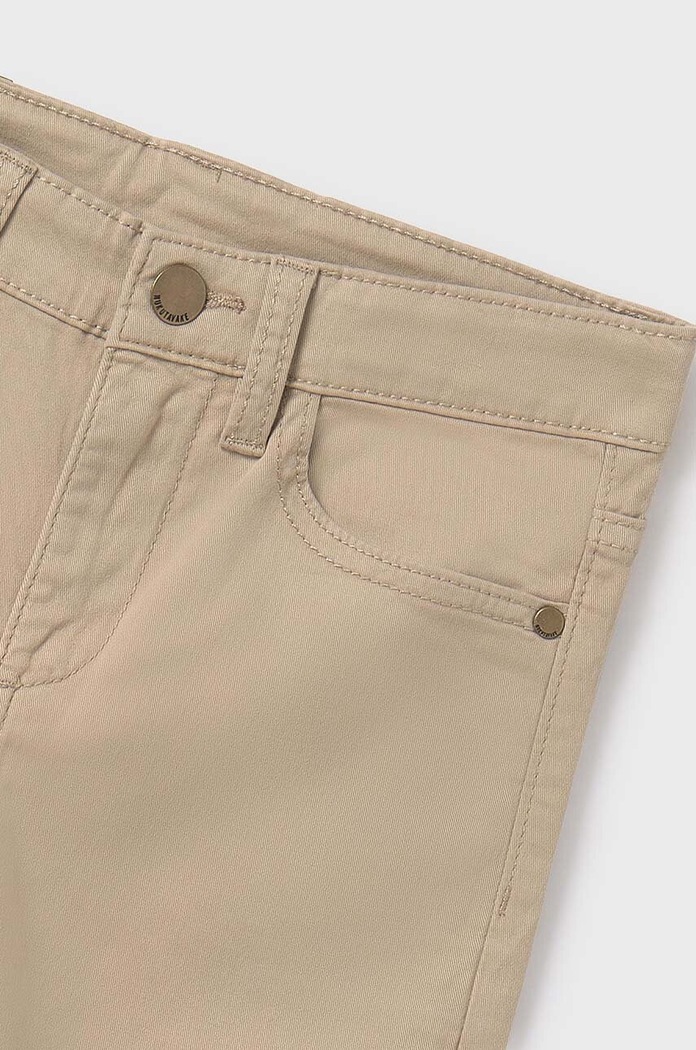 Dětské kalhoty Mayoral slim fit basic 582.7C.Junior.9BYH béžová AW24