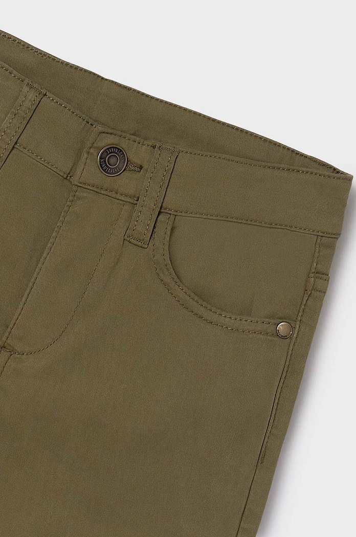 Băieți Mayoral pantaloni copii slim fit basic 582.7C.Junior.9BYH verde
