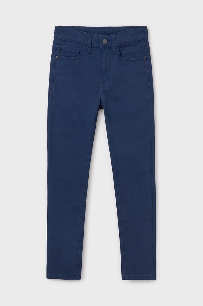 Mayoral pantaloni copii slim fit basic panza albastru 582.7C.Junior.9BYH