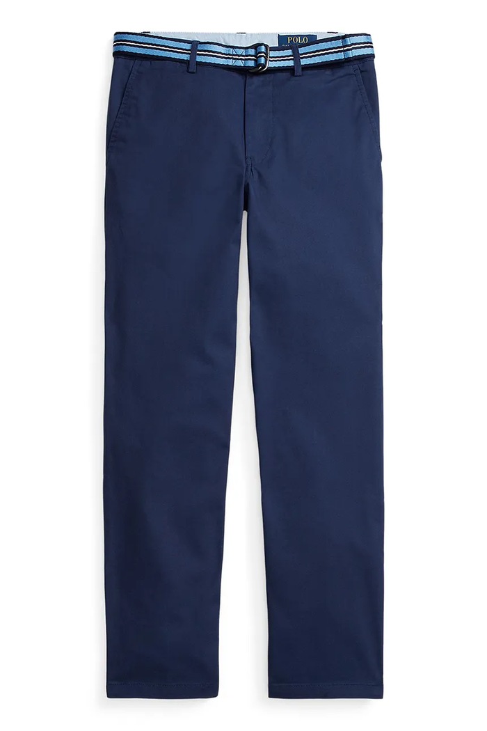 Detské nohavice Polo Ralph Lauren 323855394001 tmavomodrá SS26