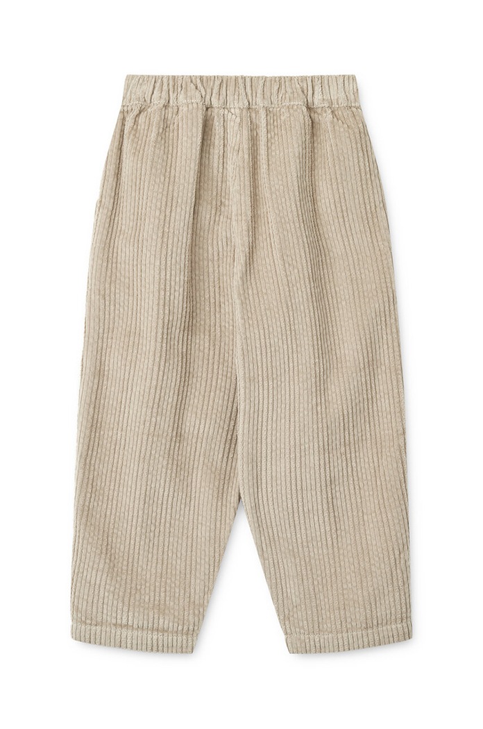 Dečki Otroške bombažne hlače Liewood Borris Corduroy Pants LW19153 bež