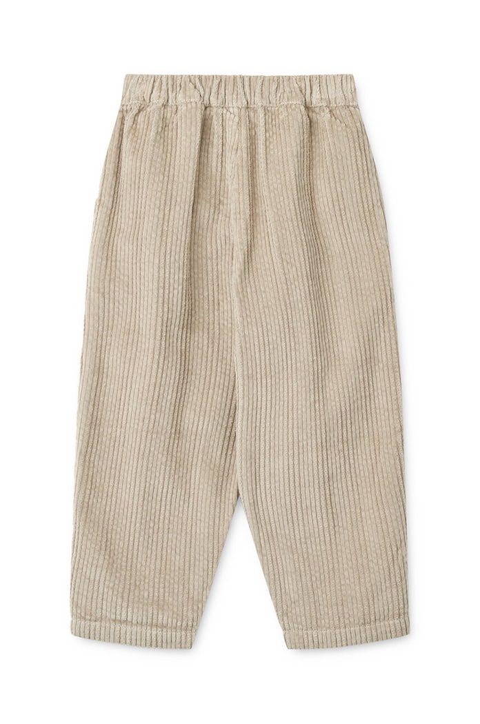 Dečki Otroške bombažne hlače Liewood Borris Corduroy Pants LW19153 bež