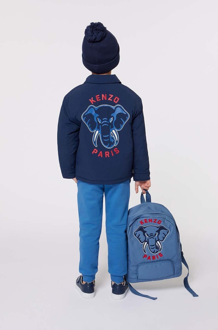 Otroški spodnji del trenirke Kenzo Kids modra K60799.