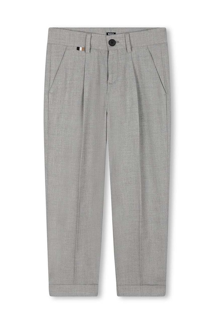 BOSS spodnie dziecięce J51142.162.174 szary AW24