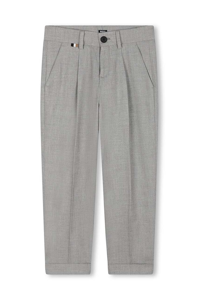 BOSS spodnie dziecięce J51142.162.174 szary AW24
