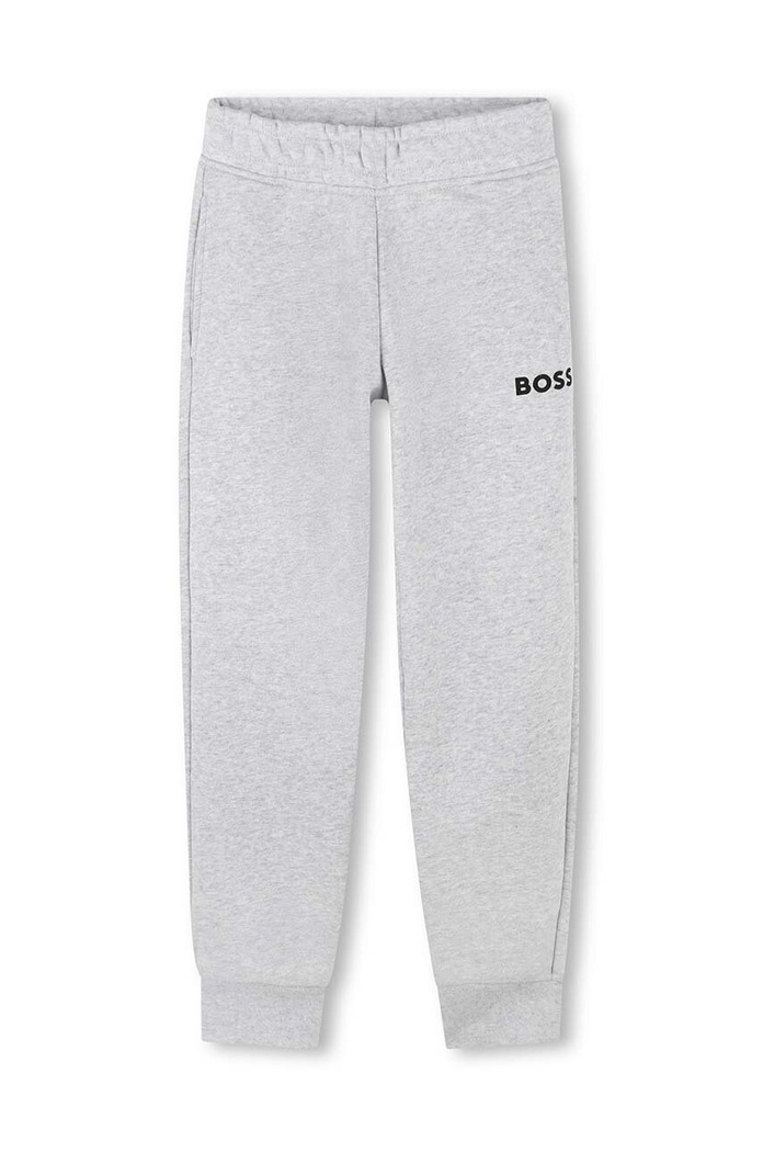 BOSS spodnie dresowe dziecięce J51153.162.174 szary AW24