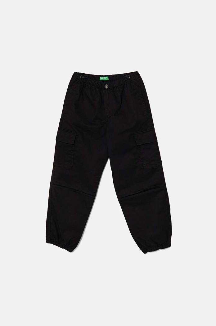 United Colors of Benetton spodnie dziecięce z elastanem czarny 4XZXCF03O.G.Seasonal