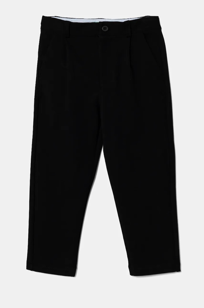 United Colors of Benetton pantaloni copii tricotaj negru 4EOMCF03N.G.Seasonal