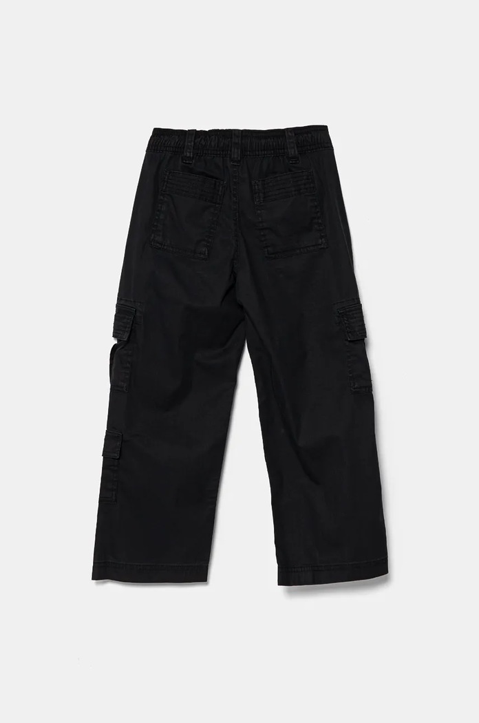Detské nohavice Abercrombie & Fitch KI230.4019 čierna AW24