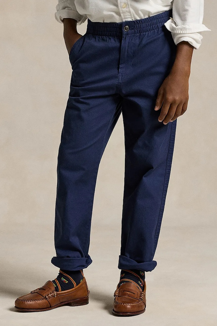 Detské nohavice Polo Ralph Lauren tmavomodrá 323855803002