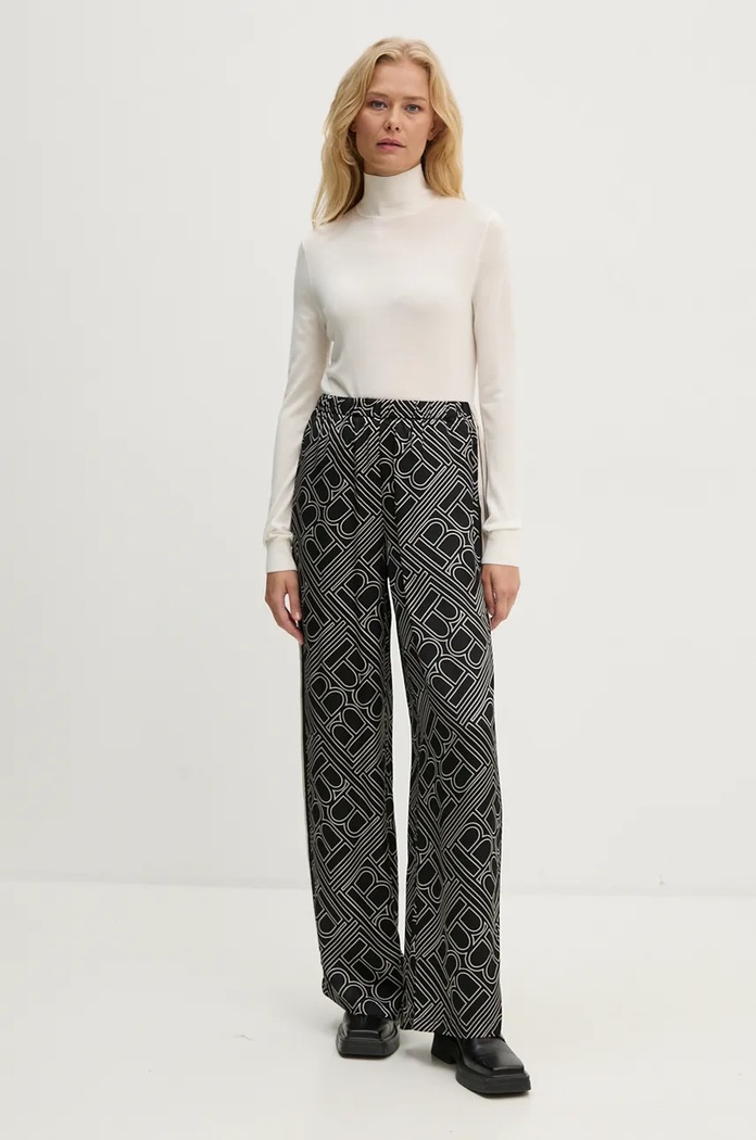 Kalhoty Bruuns Bazaar FloretBBRina pants BBW4151 černá AW24