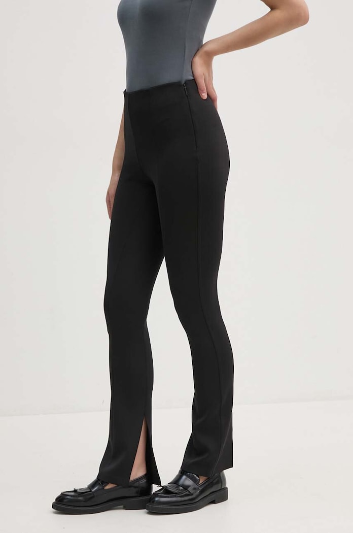 Kalhoty Calvin Klein zvonový černá K20K207171