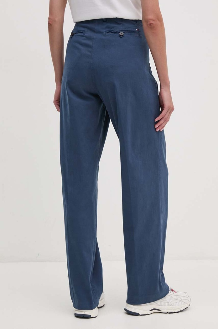 Tommy Hilfiger spodnie WW0WW42233 niebieski AW24