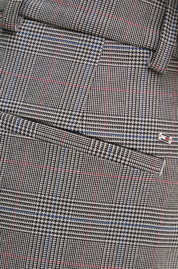 Kalhoty Tommy Hilfiger šedá WW0WW42236