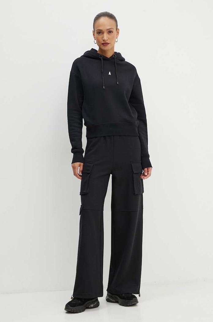 Patrizia Pepe spodnie dresowe 8P0617.J219 czarny AW24