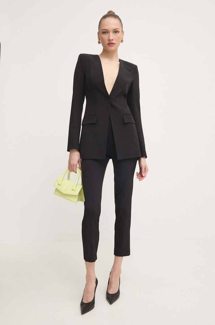 Patrizia Pepe spodnie 8P0650.A110 czarny AW24