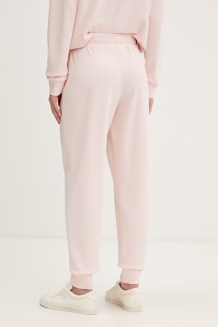 Odzież BOSS spodnie lounge damskie CP Stripe Pants Cuff 50524759 różowy