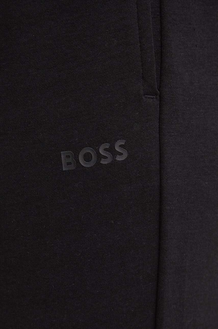 BOSS loungewear hlače ženske CP Stripe Pants Cuff črna 50524759