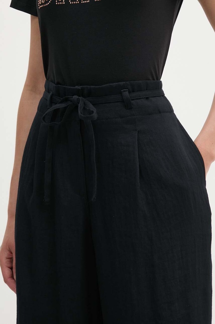 Spodnie DKNY P4EKTX63 czarny