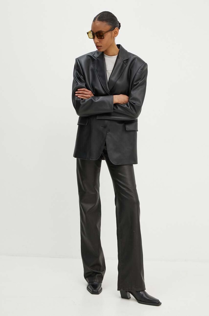 MSGM pantaloni 3741MDP03L.247622 negru AW24