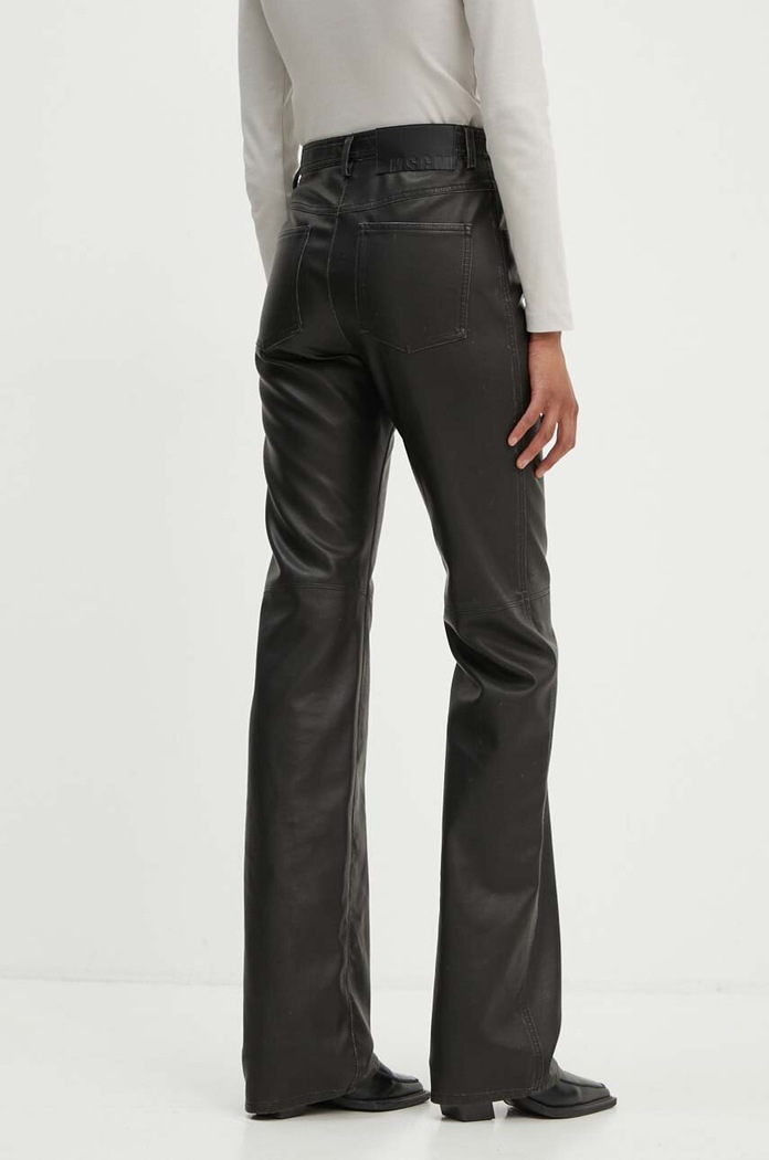Îmbrăcăminte MSGM pantaloni 3741MDP03L.247622 negru