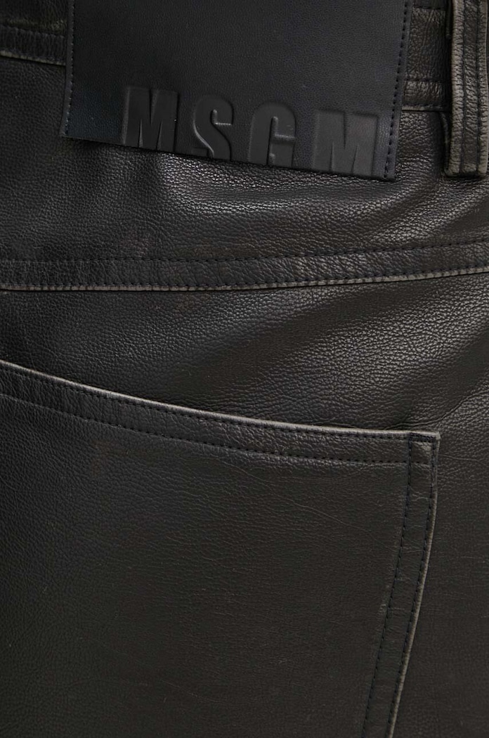MSGM pantaloni negru 3741MDP03L.247622