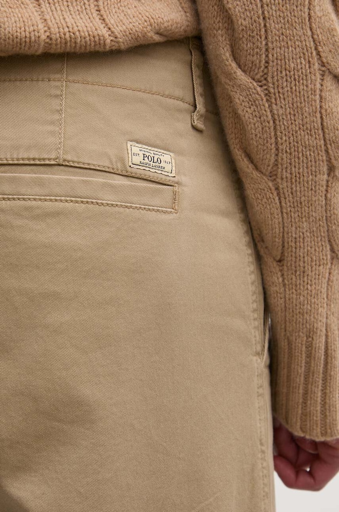 Kalhoty Polo Ralph Lauren béžová 211939940