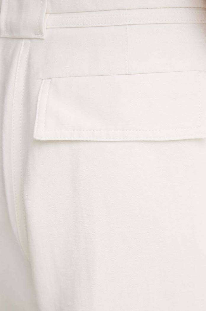 Παντελόνι με λινό μείγμα Day Birger et Mikkelsen Terri - Solid Linen DAY65243313 μπεζ