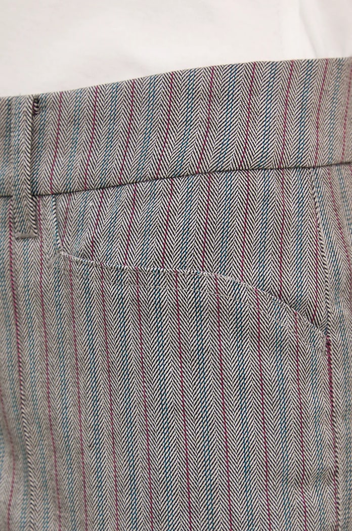 Remain nadrág Herringbone Slim Pants szürke 5018733038