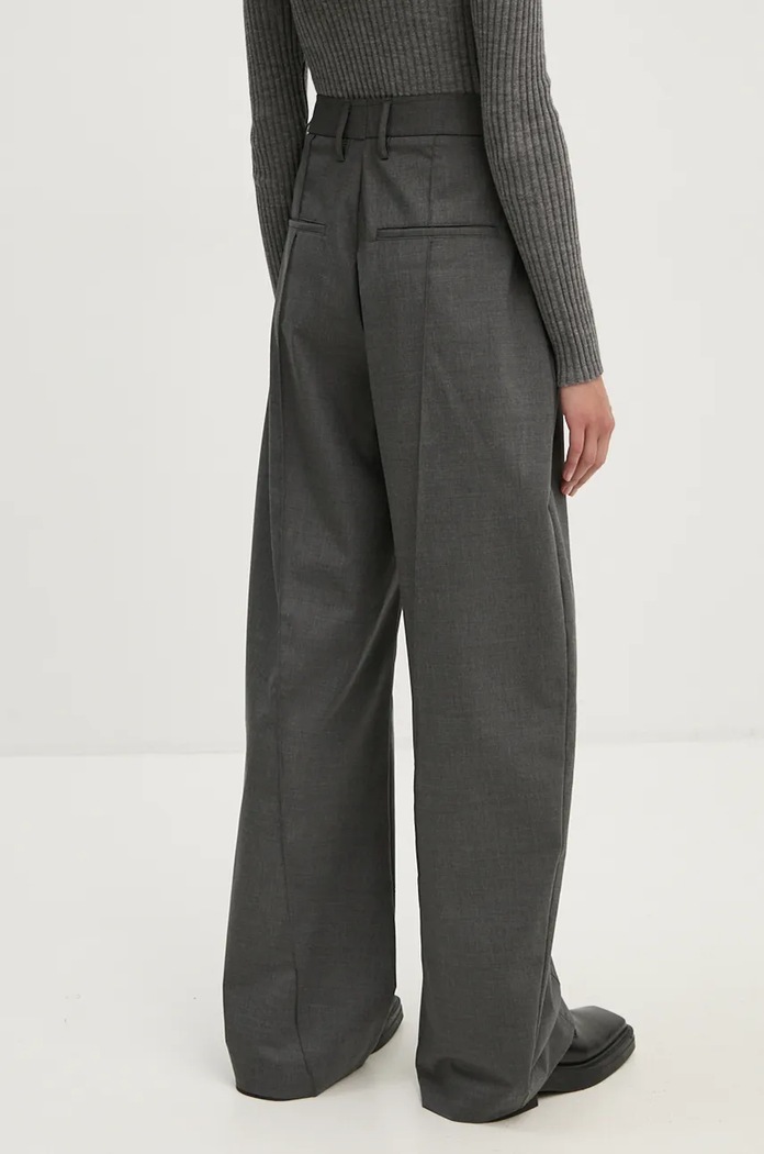Oblečení Tepláky s příměsí vlny Remain Curved Leg Pants 5018991959 šedá