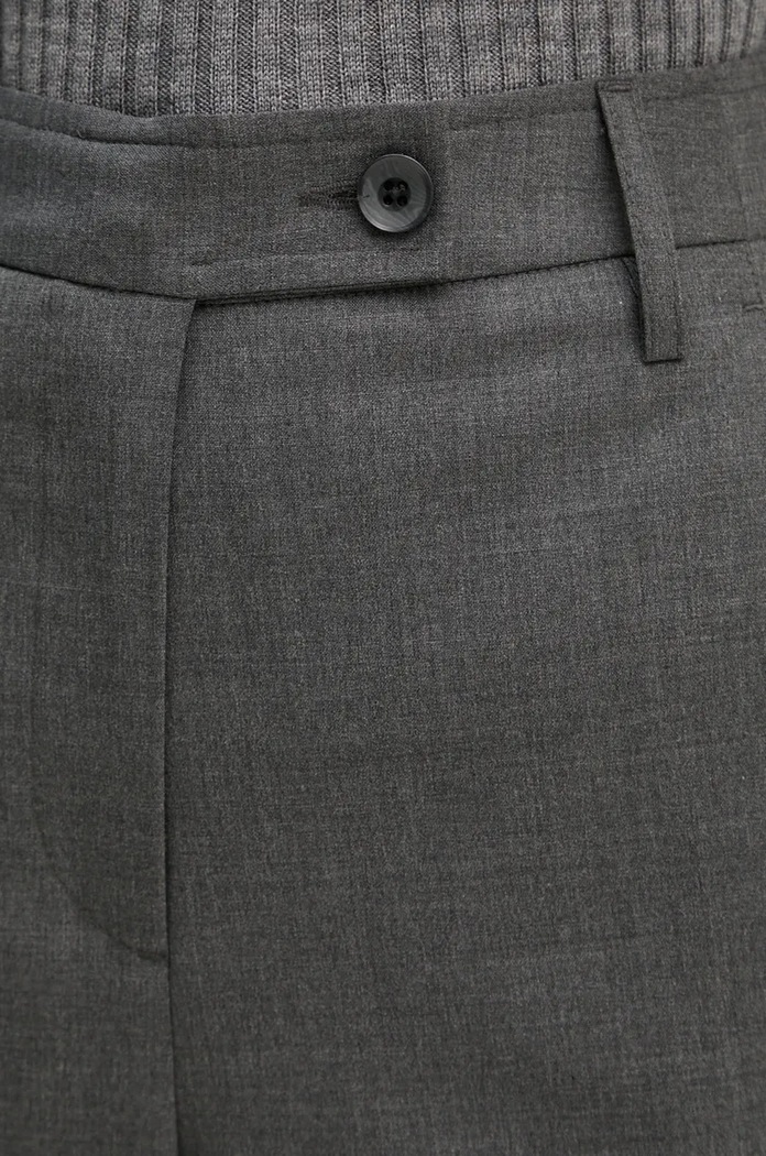Tepláky s příměsí vlny Remain Curved Leg Pants šedá 5018991959