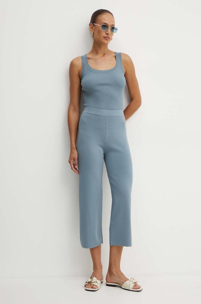 Панталон Max Mara Leisure 2426336017600 син AW24