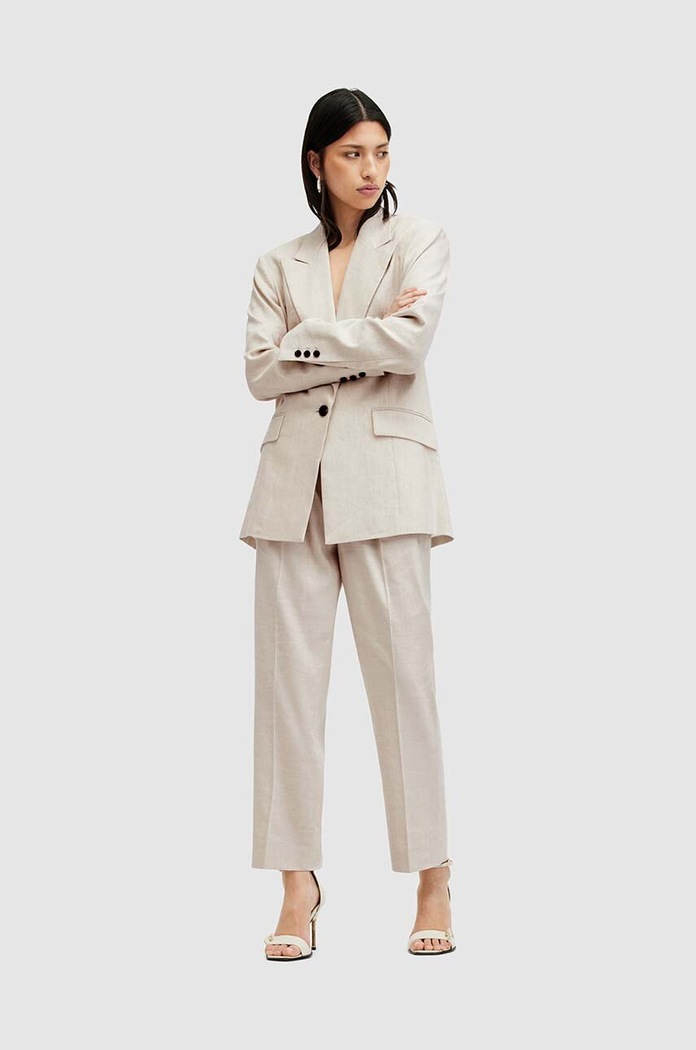 Dětské plátěné kalhoty AllSaints WHITNEY TROUSER W017QA
