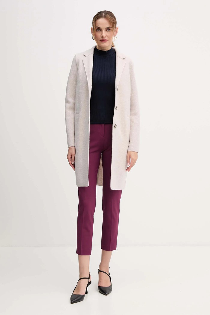 United Colors of Benetton spodnie 4L4H557R4 fioletowy AW25