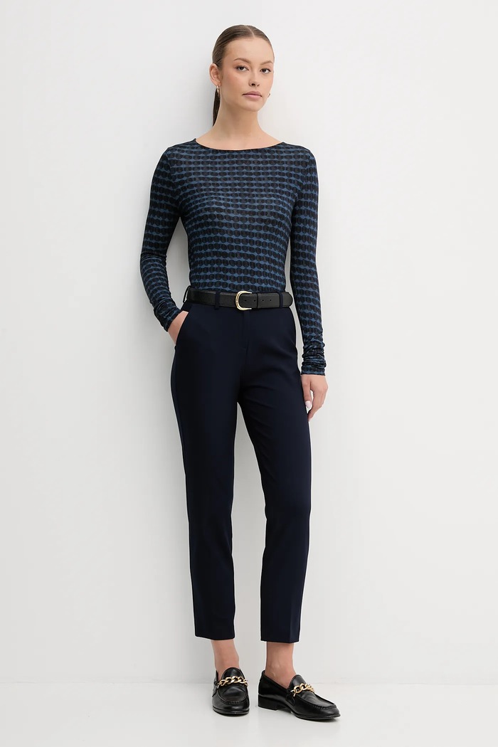 United Colors of Benetton spodnie 4L4H557R4 granatowy AW25