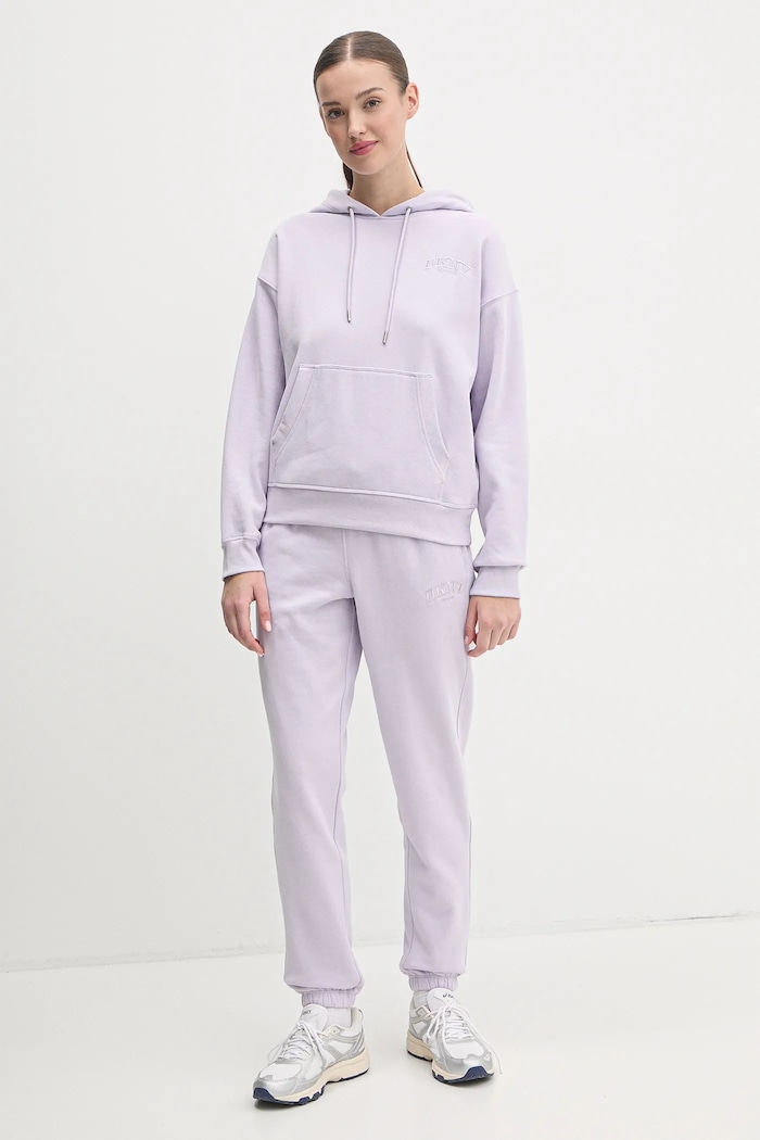 Dkny spodnie dresowe DP4P3471 fioletowy AW24